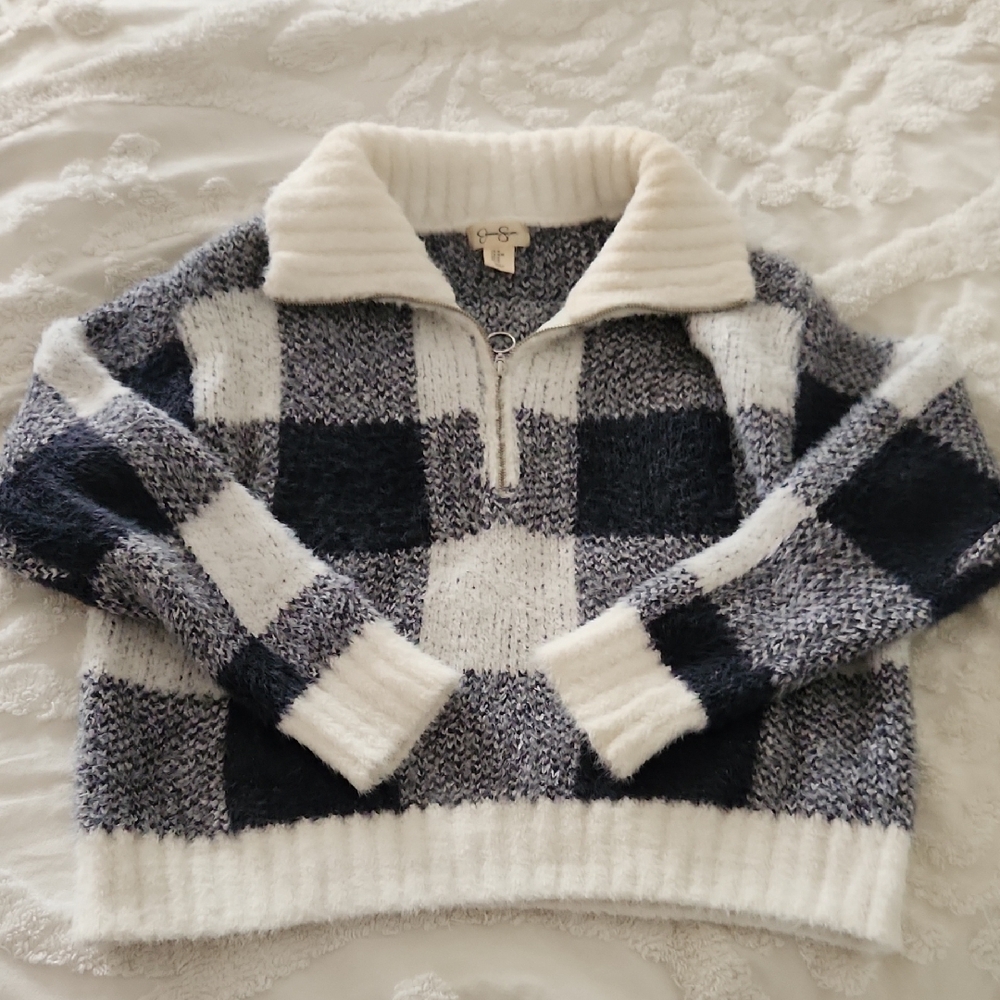 Jessica Simpson Quarter Zip Sweater